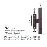 Ιταλικό σφυρηλατημένο μάσκουλο 1752