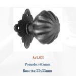 Ιταλικό Σφυρήλατο Μπουλ Εξώπορτας 2218