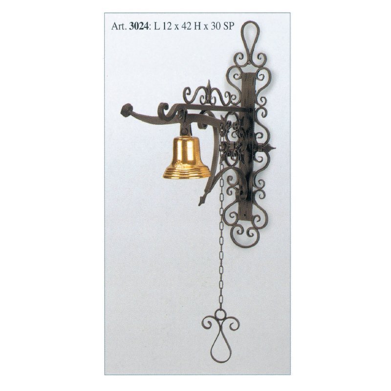 006 καμπ 28-7-24 Ιταλικό Σφυρήλατο Καμπανάκι 3024 - Image 1