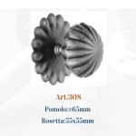 Ιταλικό Σφυρήλατο Μπουλ Εξώπορτας 2221