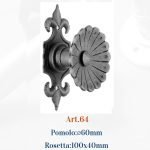 Ιταλικό Σφυρήλατο Μπουλ Εξώπορτας 2225