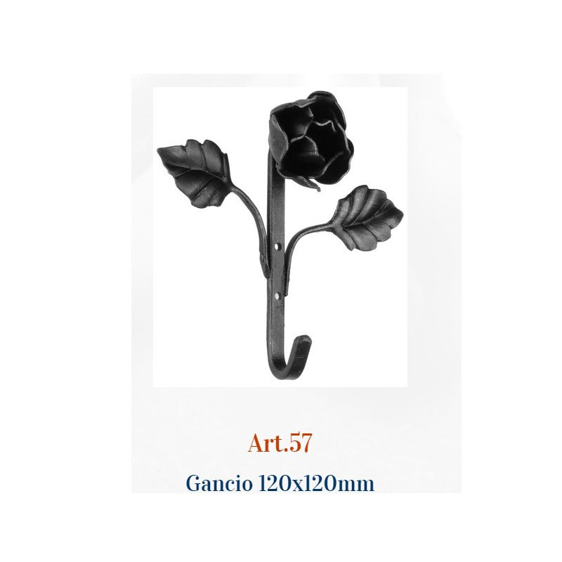 014 κρεμαστρα 7-7-24 Ιταλική σφυρήλατη κρεμάστρα 811 - Image 1