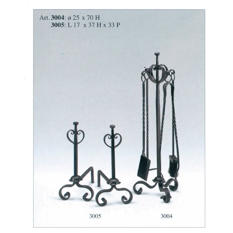 015 28-7-24 Ιταλίκα Σφυρήλατα Εργαλεία Τζακιού 3002 - Image 1