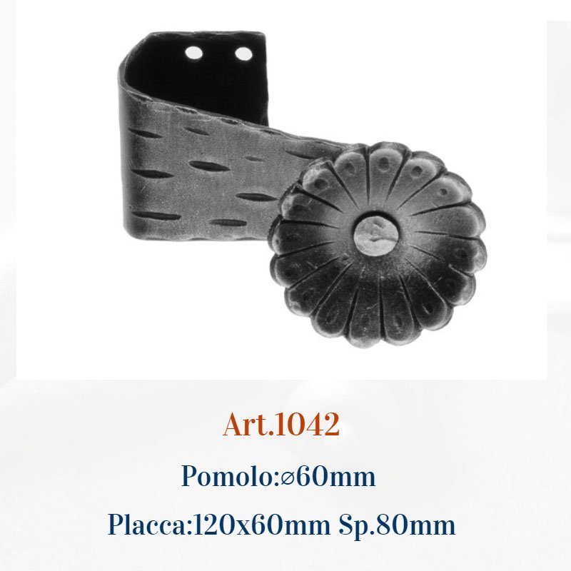 015 μπουλ εξωπ 7-7-24 Ιταλικό Σφυρήλατο Μπουλ Εξώπορτας 2230 - Image 1