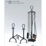 Ιταλίκα Σφυρήλατα Εργαλεία Τζακιού 3005