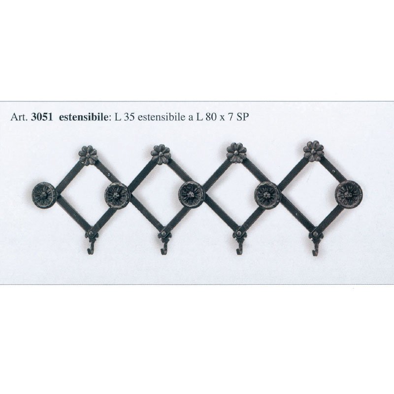 029 κρεμαστρα 7-7-24 Ιταλική σφυρήλατη κρεμάστρα 794 - Image 1