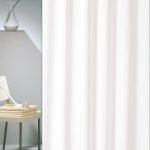 ΚΟΥΡΤΙΝΑ ΜΠΑΝΙΟΥ SOLID 180(Μ)X200(Υ) ΛΕΥΚΟ