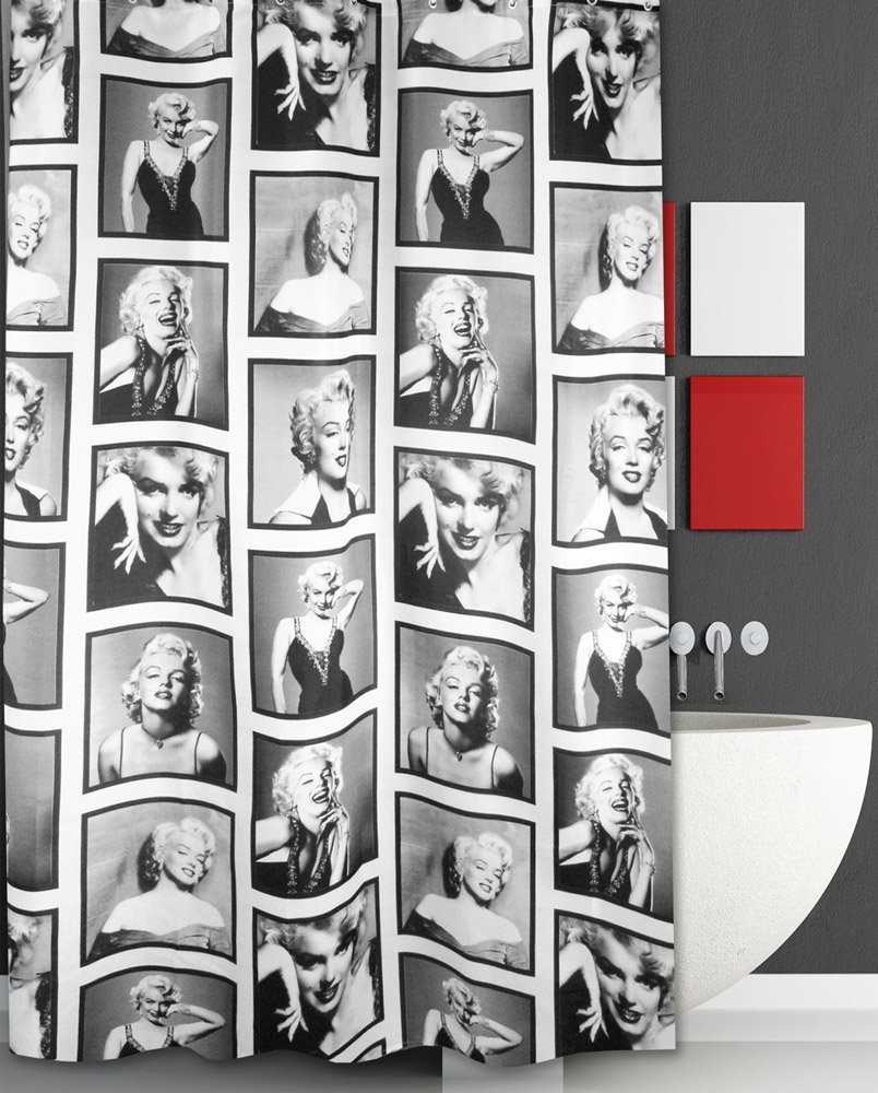 1343 ΚΟΥΡΤΙΝΑ ΜΠΑΝΙΟΥ MONROE 180(Μ)X180(Υ) - Image 1