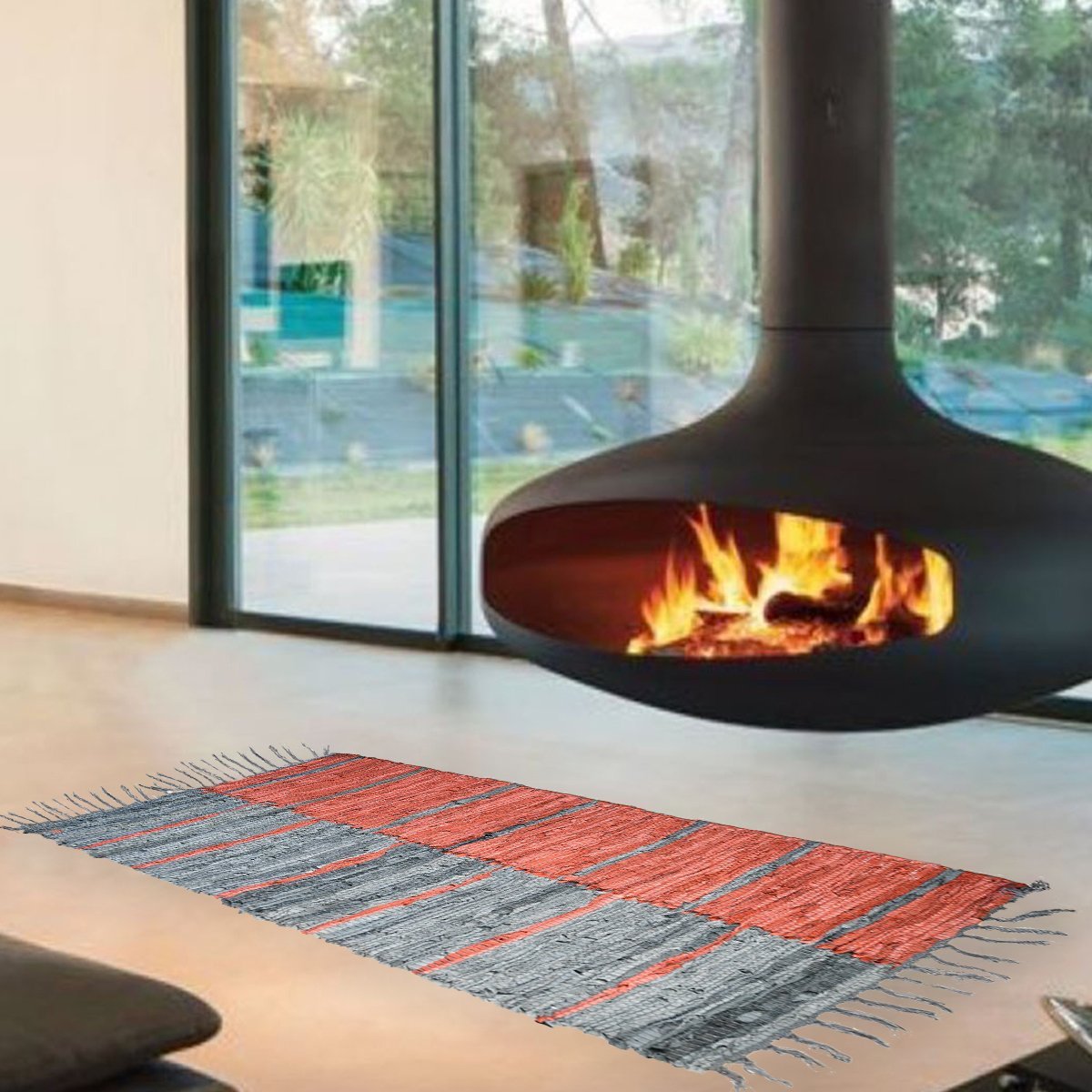 1376-11-2 Δερμάτινο χαλάκι LEAΤΗΕR CUΤ SΗUΤΤLΕ ΕΜΠΡΙΜΕ-11 80X160 - Image 1