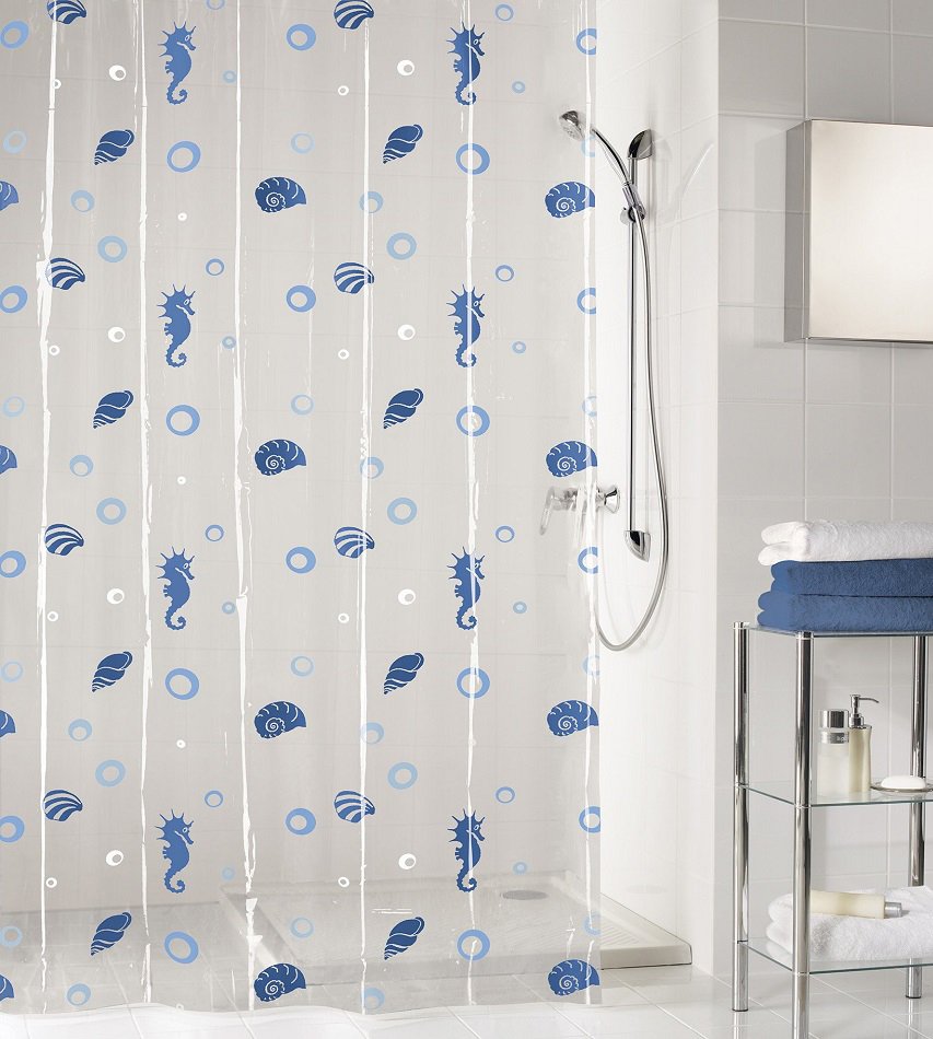 14129-c-1 Κουρτίνα Μπάνιου Sandy 180x200 εκ - Image 1