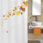 Κουρτίνα Μπάνιου Leaves  180x200 εκ