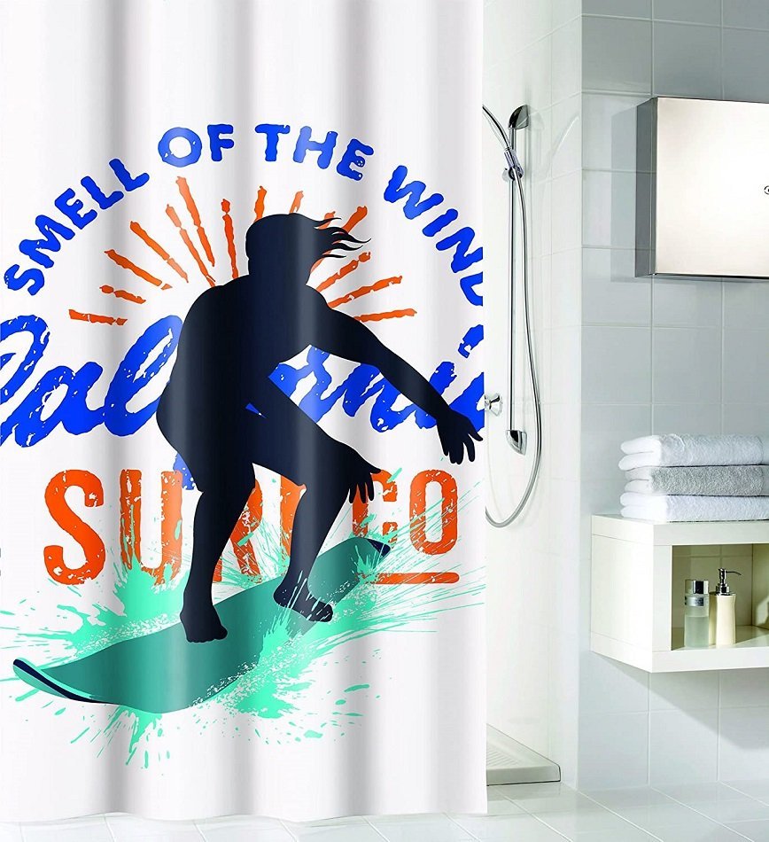 14143-c-1 Κουρτίνα Μπάνιου California 180x200 εκ - Image 1