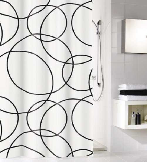 14144-c Κουρτίνα Μπάνιου Rings 180x200 εκ - Image 1