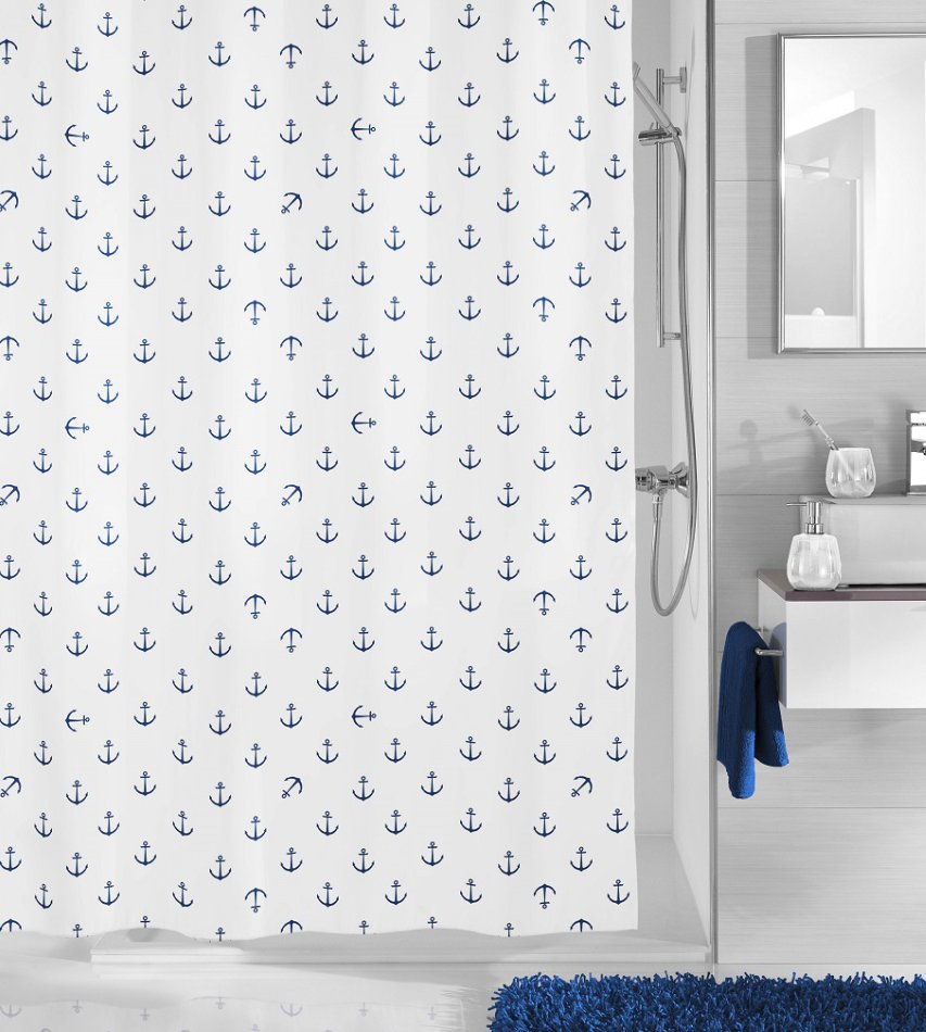 14147-c-2 Κουρτίνα Μπάνιου Anchor 180x200 εκ - Image 1