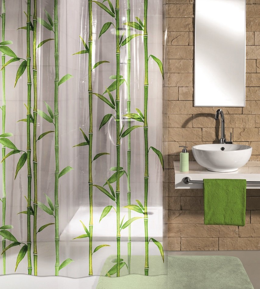 14182-c-1 Κουρτίνα Μπάνιου Bambu 180x200 εκ - Image 1