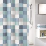 Κουρτίνα Μπάνιου Check  180x200 εκ