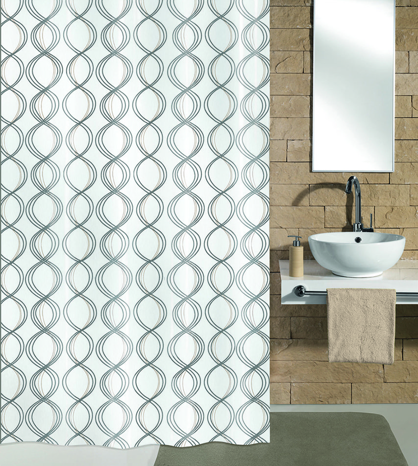 16276-c-2 Κουρτίνα Μπάνιου Classy 180x200 εκ - Image 1