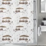 Κουρτίνα Μπάνιου Eulen  180x200 εκ