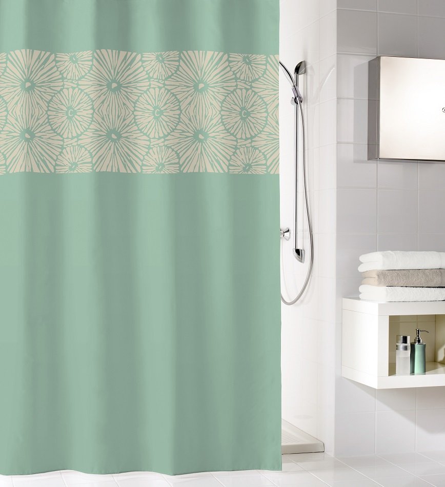 16293-c Κουρτίνα Μπάνιου Lotus 180x200 εκ - Image 1