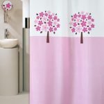 ΚΟΥΡΤΙΝΑ ΜΠΑΝΙΟΥ TREE 180(Μ)X200(Υ) ΡΟΖ