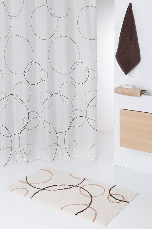 16392-c Κουρτίνα Μπάνιου Equatorial 180x200 εκ - Image 1