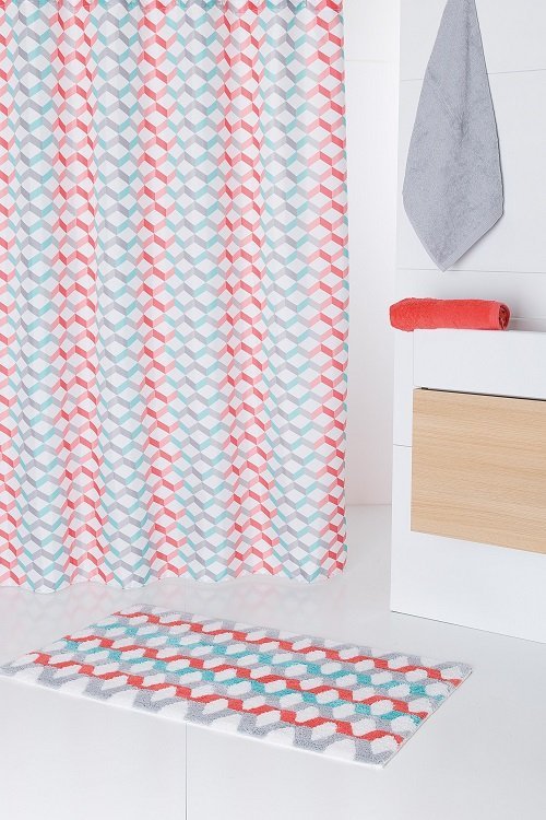 16394-c Κουρτίνα Μπάνιου Water 180x200 εκ - Image 1