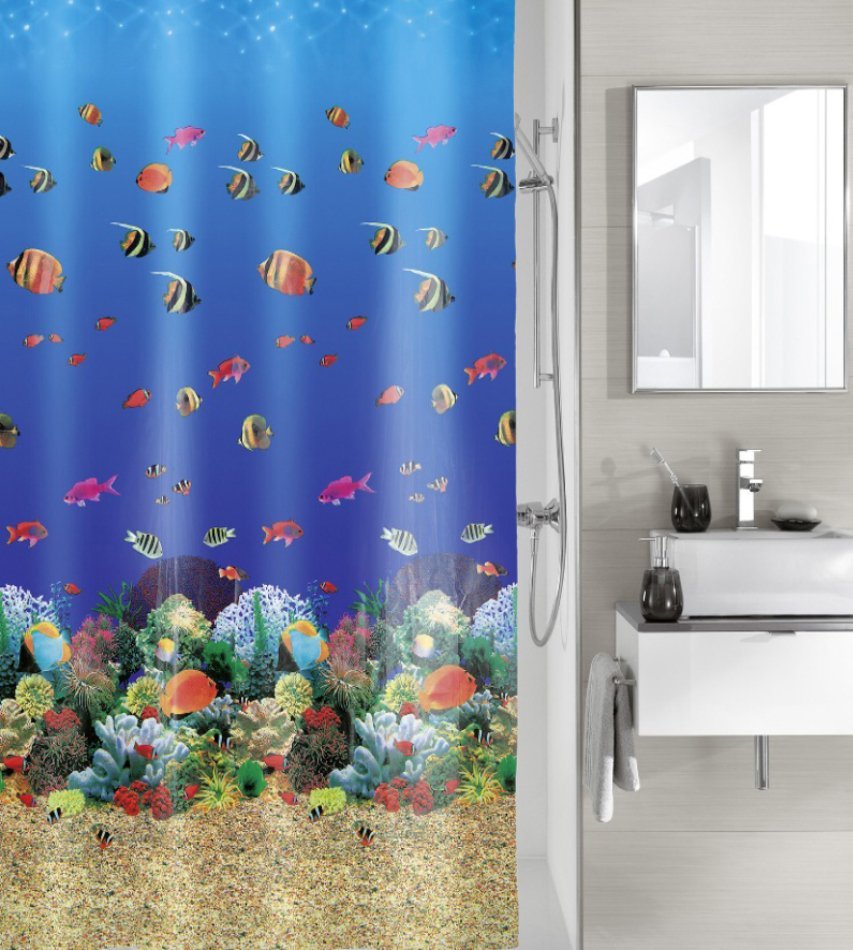 16404-c-1 Κουρτίνα Μπάνιου Malediven 180x200 εκ - Image 1