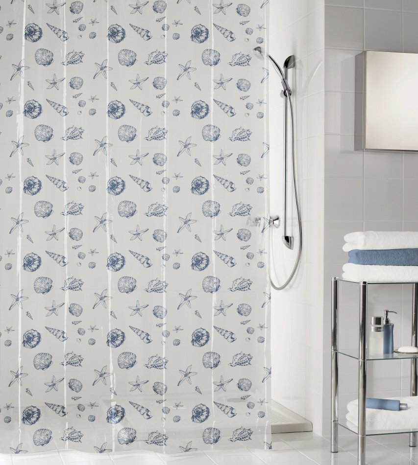 16415-c Κουρτίνα Μπάνιου Shell 180x200 εκ - Image 1
