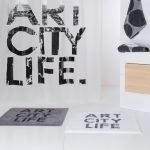 Κουρτίνα Μπάνιου Art City Life  180x200 εκ