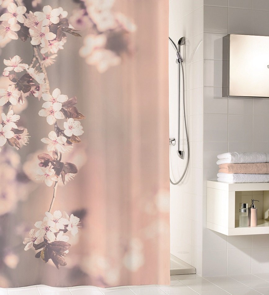 16510-c-1 Κουρτίνα Μπάνιου Blossom 180x200 εκ - Image 1