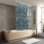 Κουρτίνα Μπάνιου Ρολό Ντους Blue  132x240 εκ