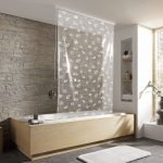 Κουρτίνα Μπάνιου Ρολό Ντους SnowWhite  132x240 εκ