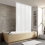 Κουρτίνα Μπάνιου Ρολό Ντους White  132x240 εκ