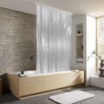 Κουρτίνα Μπάνιου Ρολό Ντους Milky  132x240 εκ