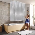 Κουρτίνα Μπάνιου Ρολό Ντους Milky  138x62x240 εκ