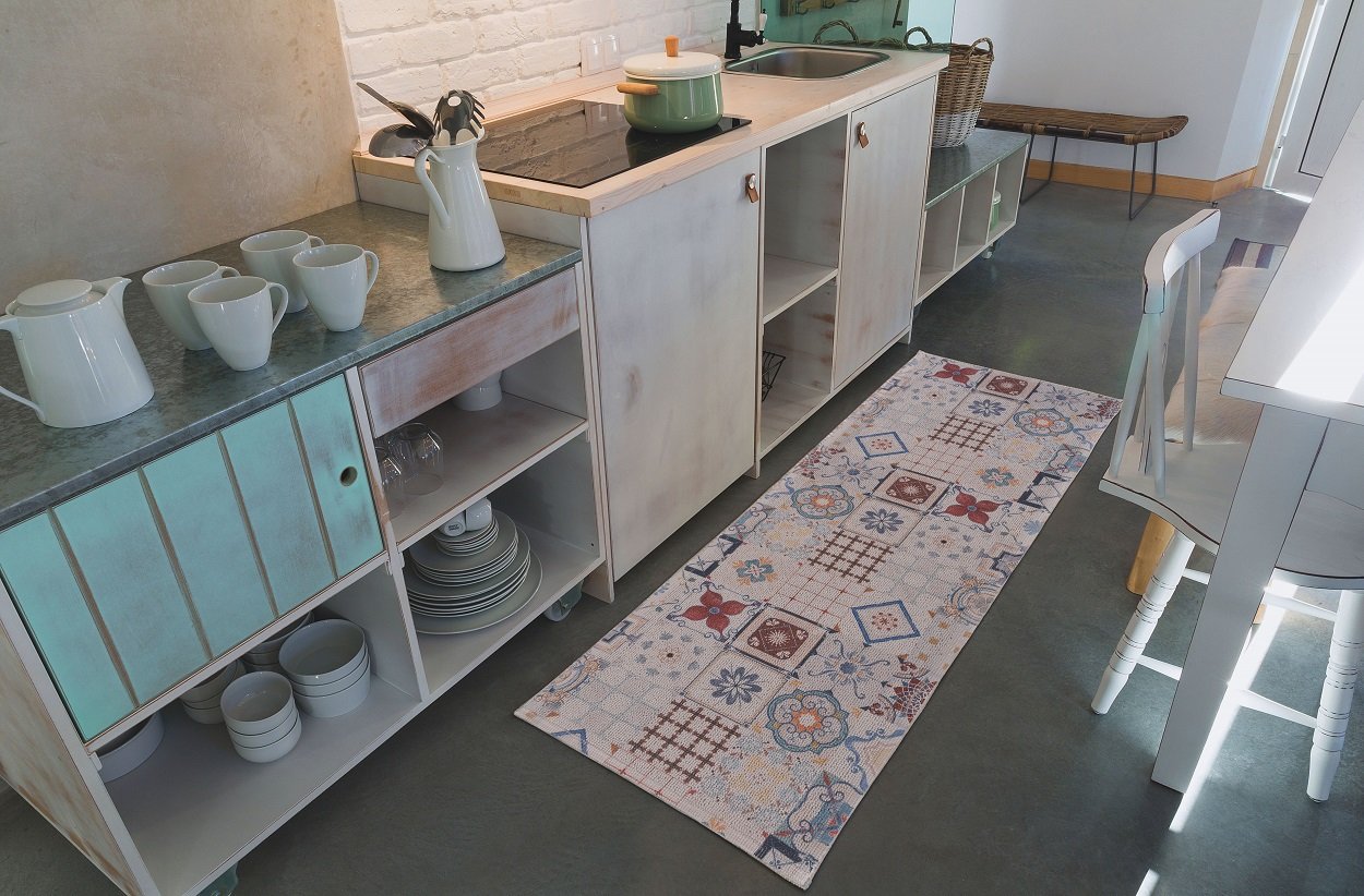 16705-c Χαλάκι Κουζίνας Tiles 55x100 εκ - Image 1