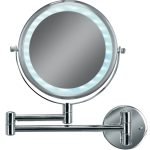 Καθρέπτης Τοίχου Φωτιζόμενος Brilliant Mirror (Μεγέθυνση x3) 25x27x3,5 εκ