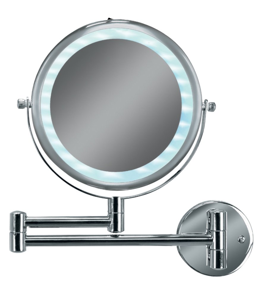 16942-c Καθρέπτης Τοίχου Φωτιζόμενος Brilliant Mirror (Μεγέθυνση x3) 25x27x3,5 εκ - Image 1