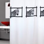 ΚΟΥΡΤΙΝΑ ΜΠΑΝΙΟΥ ZEBRAS HEAD 180(Μ)X200(Υ)