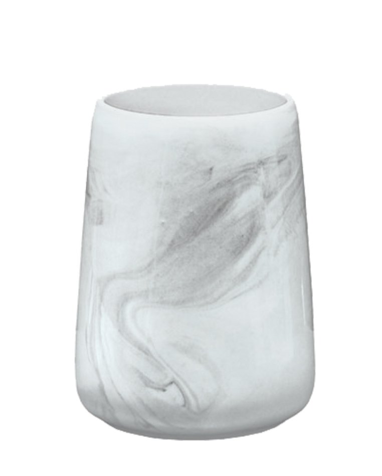 17829-c Ποτήρι Marble Από Πορσελάνη 7,8x10,5 εκ - Image 1