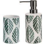 Αξεσουάρ Μπάνιου Leaf  Σετ 2 Τεμαχίων