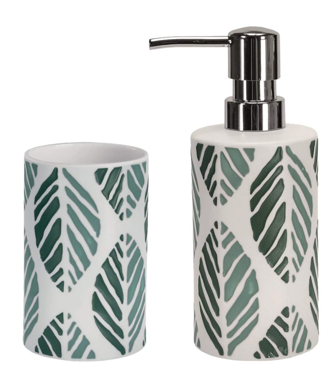 18002-c Αξεσουάρ Μπάνιου Leaf Σετ 2 Τεμαχίων - Image 1