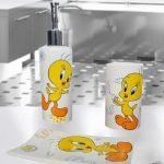 Αξεσουάρ Μπάνιου Tweety  Σετ 3 Τεμαχίων