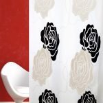 ΚΟΥΡΤΙΝΑ ΜΠΑΝΙΟΥ BLACK ROSE 180(Μ)X180(Υ)