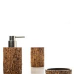 Αξεσουάρ Μπάνιου Woody Σετ 2 Τεμαχίων