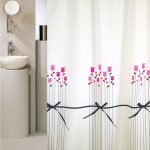 ΚΟΥΡΤΙΝΑ ΜΠΑΝΙΟΥ BOUQUET HOOKLESS 240(Μ)X180(Υ)