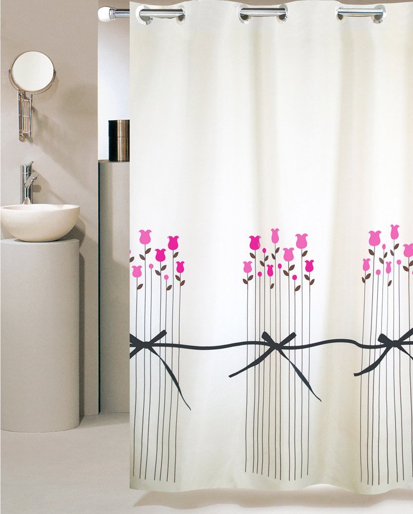 185-1 ΚΟΥΡΤΙΝΑ ΜΠΑΝΙΟΥ BOUQUET HOOKLESS 240(Μ)X180(Υ) - Image 1