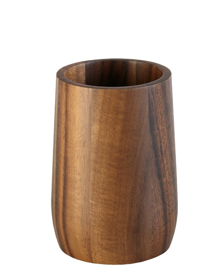 19256-c Ποτήρι Acaia Ξύλινο 7,5x10,7 εκ - Image 1