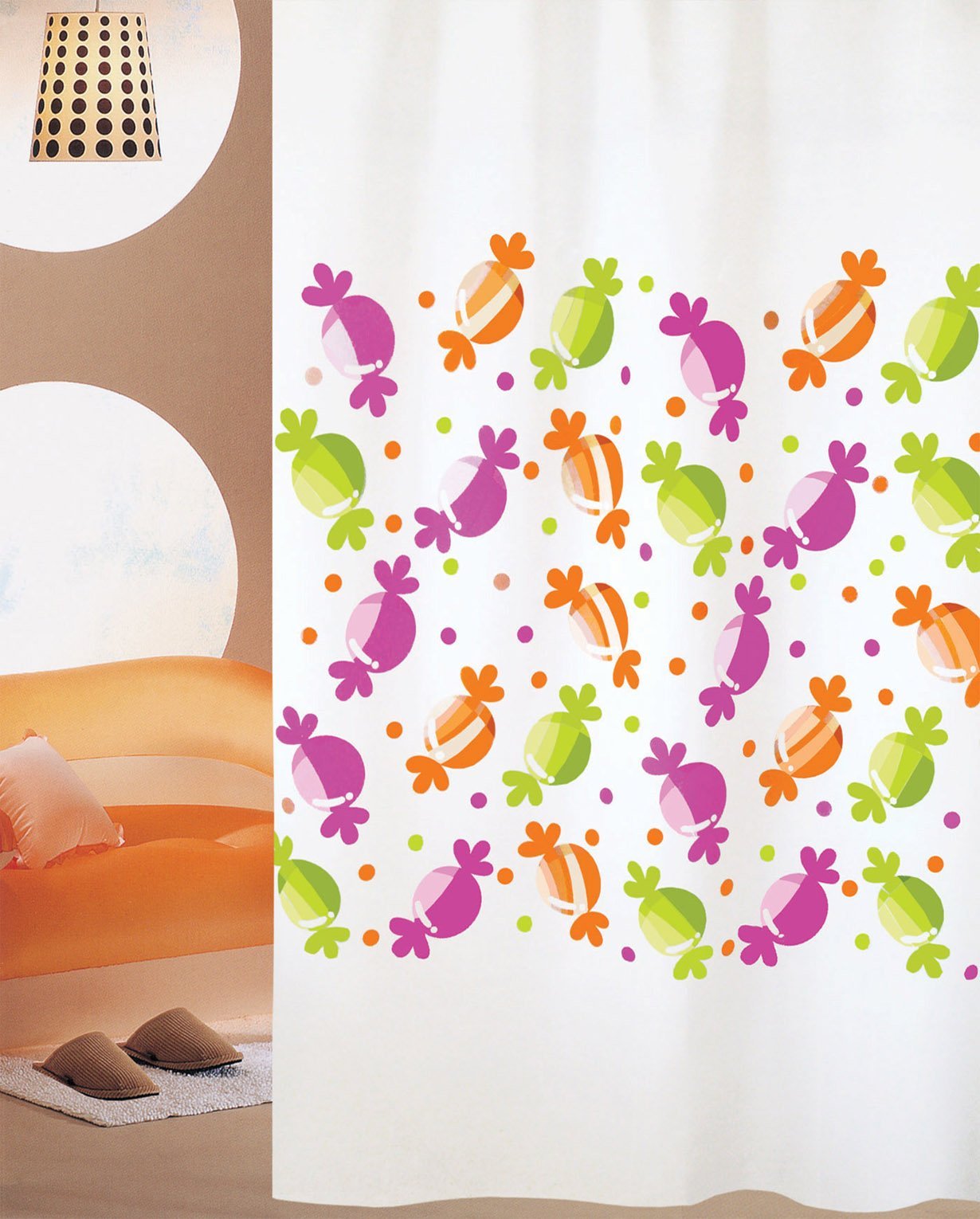 194-2 ΚΟΥΡΤΙΝΑ ΜΠΑΝΙΟΥ CANDIES 240(Μ)X200(Υ) - Image 1