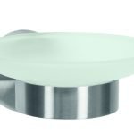 Σαπουνοθήκη Allegra Επιτοίχια Από Ανοξείδωτο Ατσάλι και Γυαλί 11x3,5x11 εκ